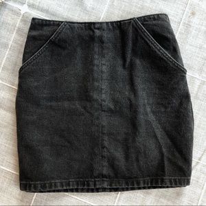 TOPSHOP Denim Mini Skirt